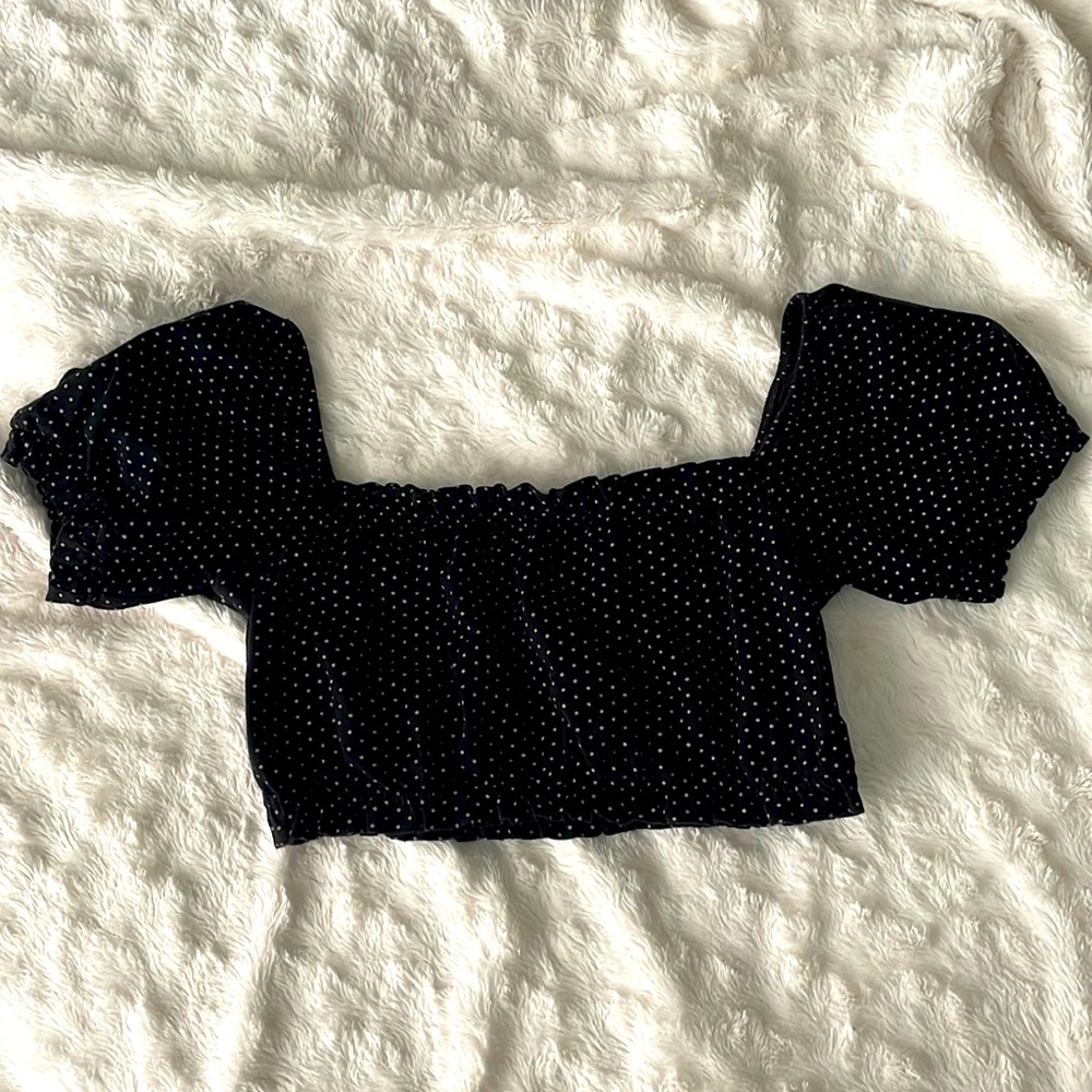Brandi Melville Polkadot Crop Top